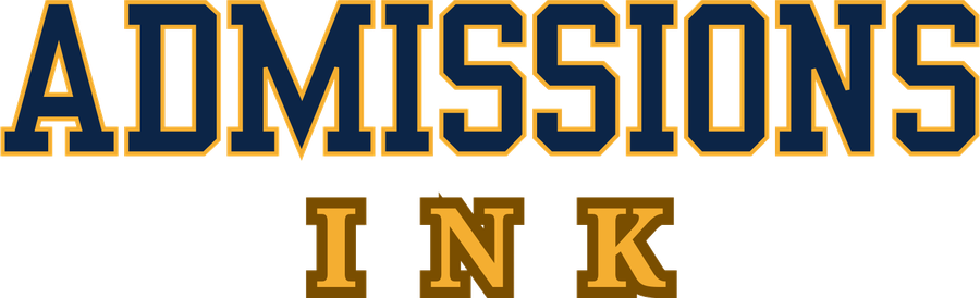 Admissions Ink — collegiate wordmark